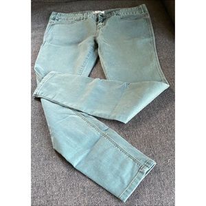 Free People Straight Leg Jeans in Jade